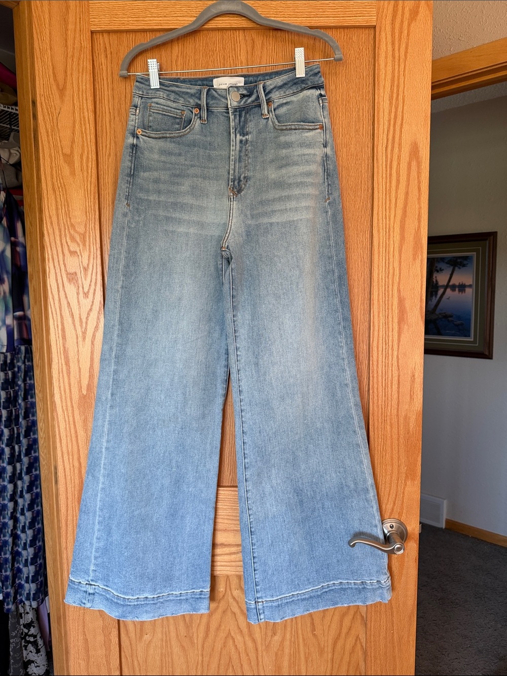 DEAR JOHN Fiona Light Wash Wide Leg Women’s Jeans